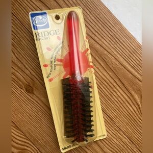NOS VTG 1987 Goody Ridge Brush NIB #7168 Red Made In USA